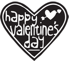 4924 HAPPY VALENTINES DAY - HEART STAMP