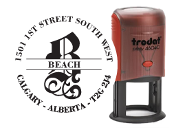 Trodat Printy 46045 Self-Inking Monogram Stamp