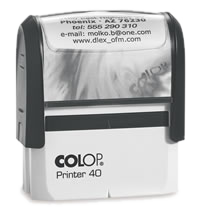 COLOP Printer 40 Green Line Privacy Stamp C144841ID EM00826 
