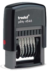 Trodat Printy 4846 Self-Inking Numbering Stamp